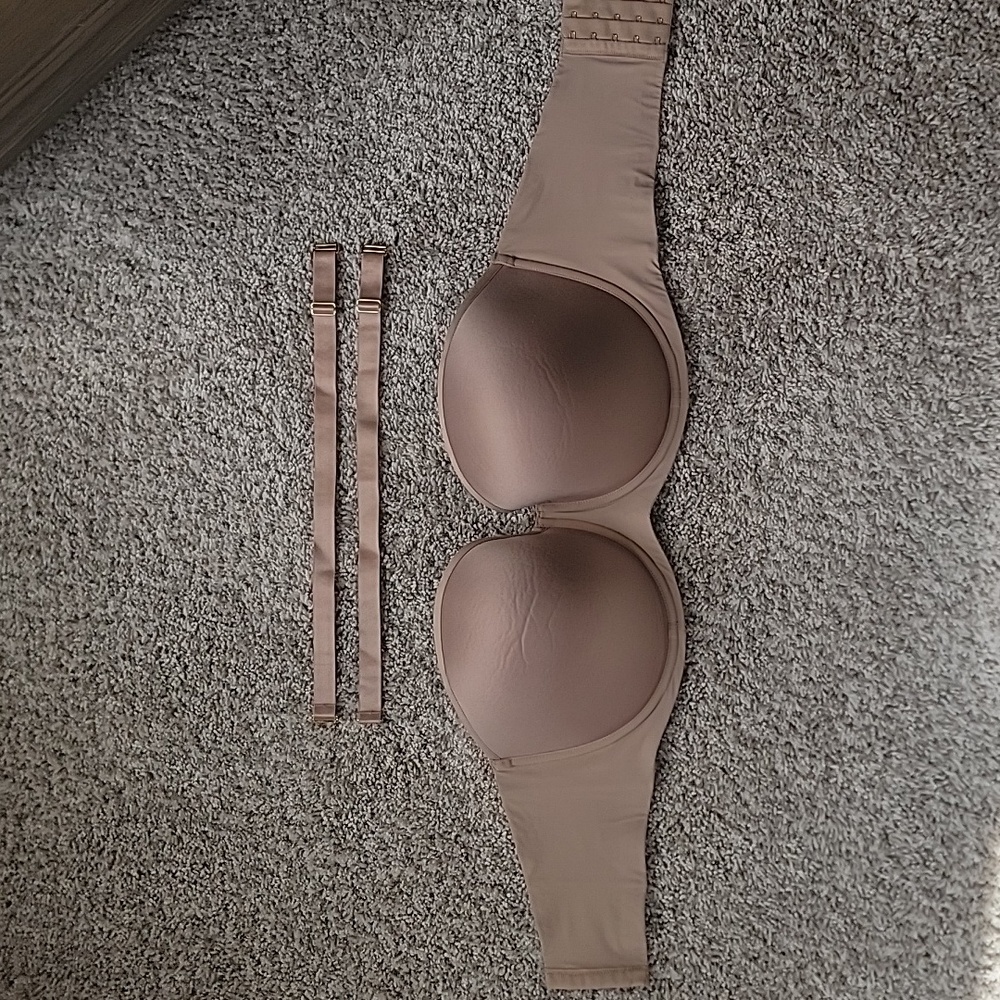ThirdLove Classic Strapless Black‎ Underwire Bra 40G